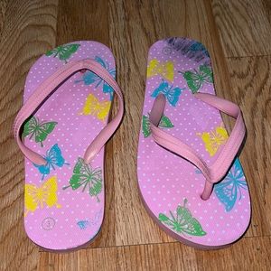Butterfly Flip Flops